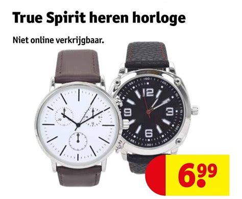 True Spirit Heren Horloge Aanbieding bij Kruidvat .